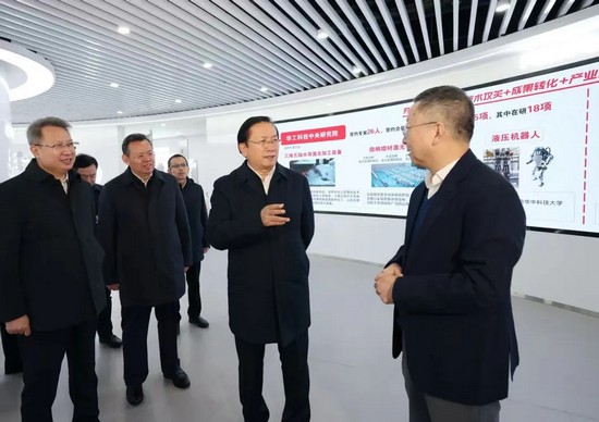 湖北省委書記、省人大常委會(huì)主任王忠林調(diào)研華工科技